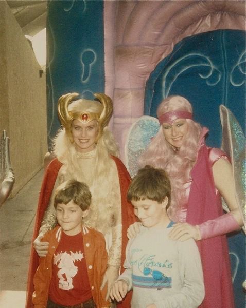 Josh meets She-Ra and Glimmer at Universal Studios, 01/01/1986.